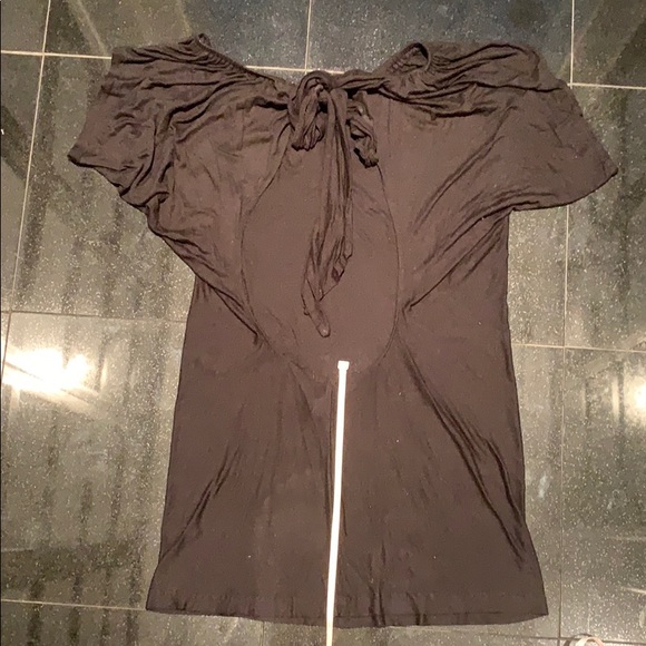 Open back black dress - Picture 4 of 4